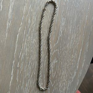 Precious precious 14k gold and rope chain necklace